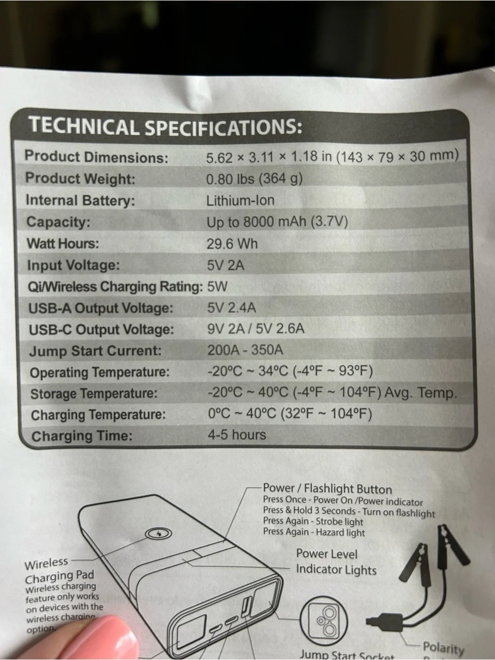 N/A jump starter